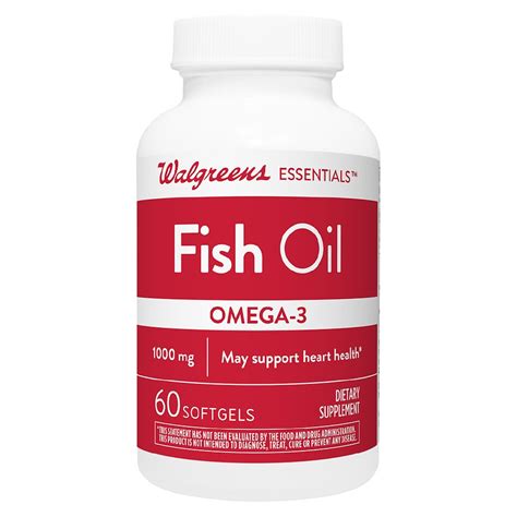 walgreens omega 3 fish oil